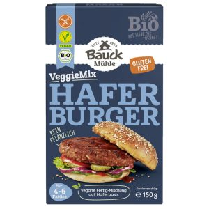 Bauckhof bio vegán hamburger pogácsa lisztkeverék - 150 g