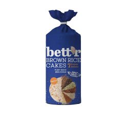   Bett'r bio puffasztott barnarizstallér 7 féle maggal - 120 g