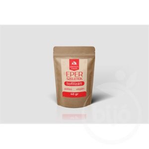 Premium Natura liofilizált eper szeletek - 40 g