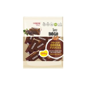 Super Fudgio kakaós bio, tejmentes karamella - 100 g
