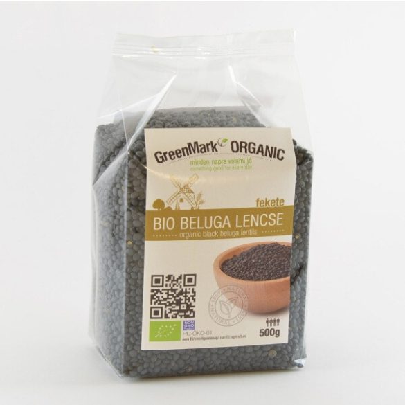 Greenmark bio fekete, beluga lencse - 500 g