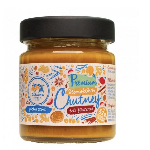 Esbana prémium homoktövis chutney, téli fűszeres - 190 g