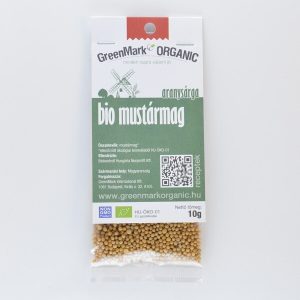 Bio mustármag, aranyasárga, egész - 10 g