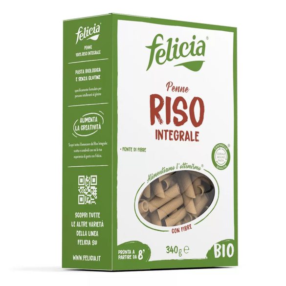 Felicia Bio barnarizs penne - 250 g