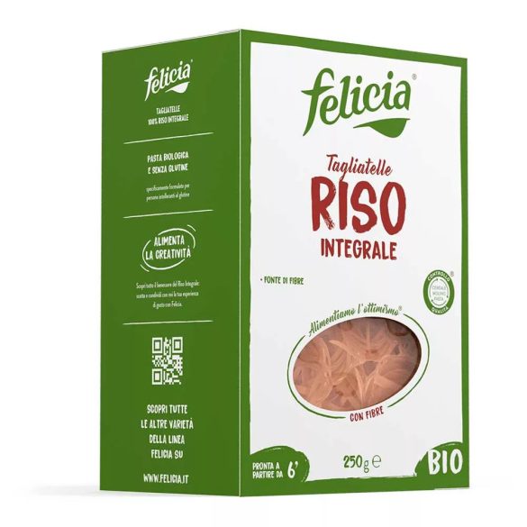 Felicia Bio barnarizs tagliatelle - 250 g