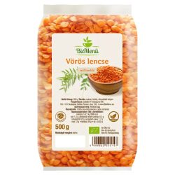 Biomenü bio lencse, vörös - 500 g