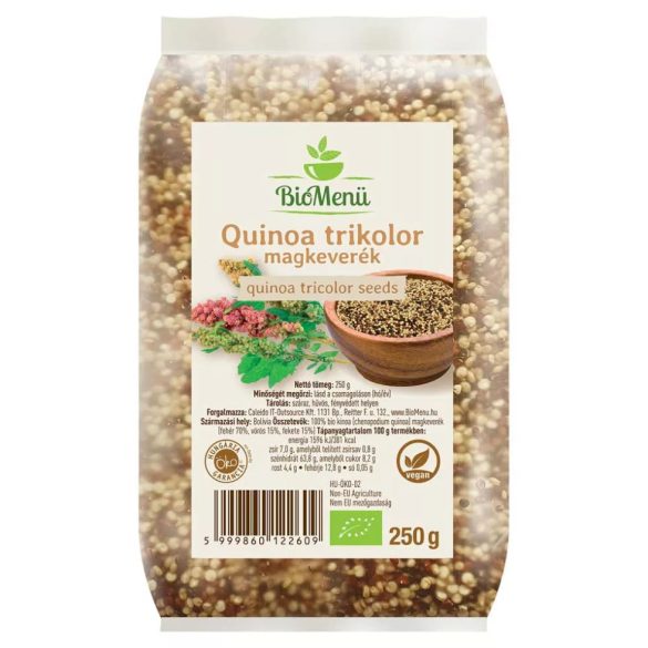 Biomenü bio quinoa, tricolor - 250 g