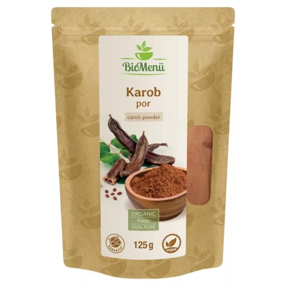 Biomenü bio karob por - 125 g