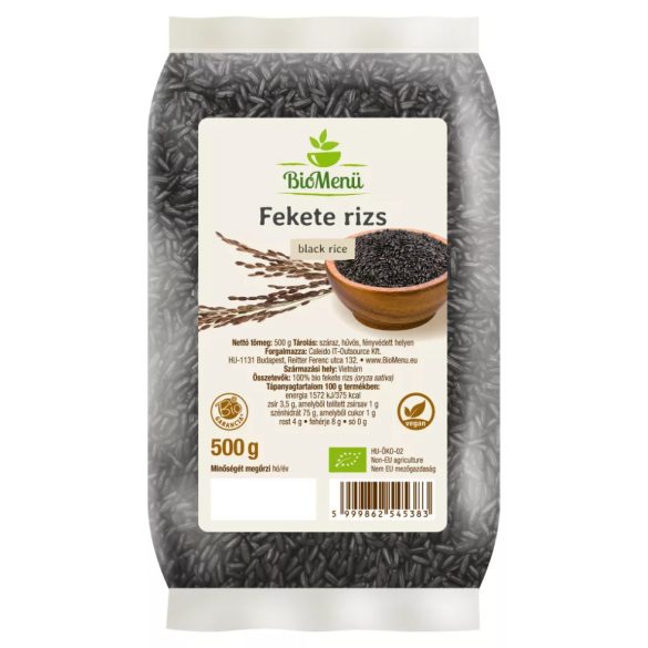 Biomenü bio fekete rizs - 500 g