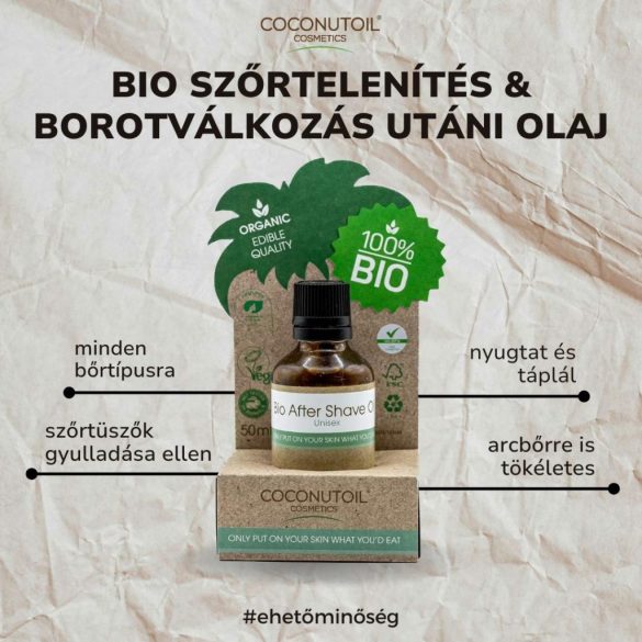 Coconutoil cosmetics bio after shave oil unisex - 50 ml