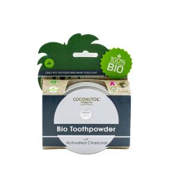 Coconutoil cosmetics bio fogpor aktív szénnel - 50 ml