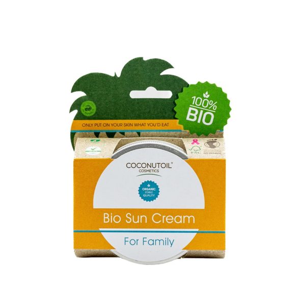Coconutoil cosmetics bio családi  napkrém - 70 ml