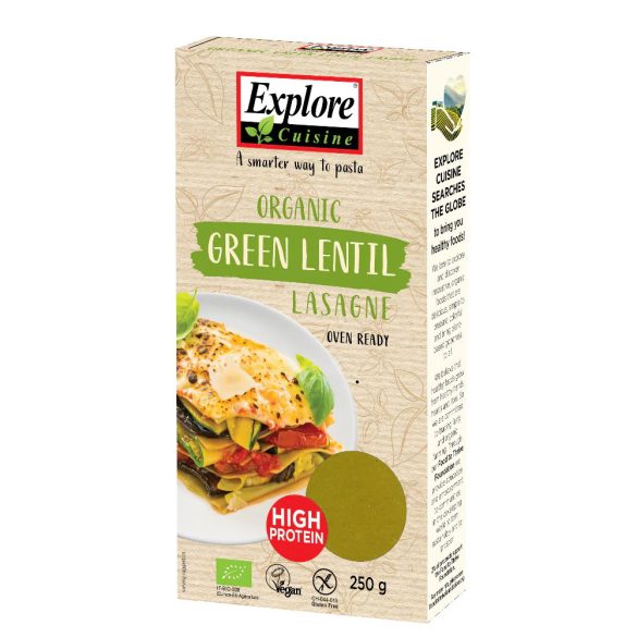 Explore Cuisine bio zöld lencse lasagne - 250 g