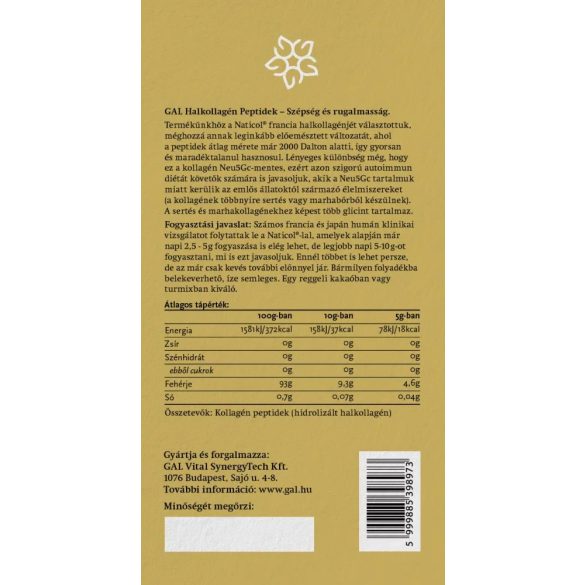 GAL Halkollagén peptidek - 150 g