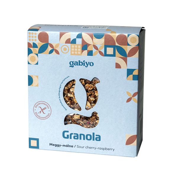 Gabiyo meggy-málna granola -  275 g