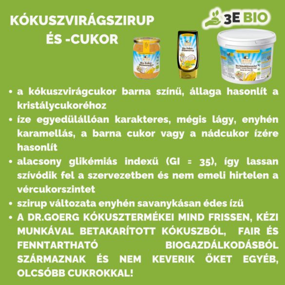 Dr. Goerg bio kókuszvirágcukor - 280 g