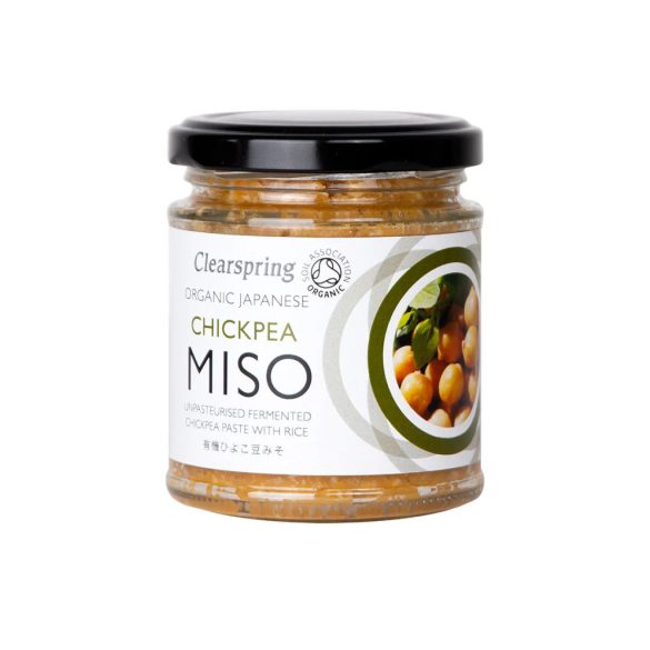 Clearspring bio japán szójamentes csicseriborsó miso - 150g