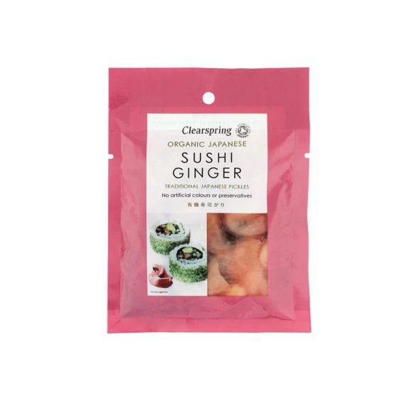 Clearspring bio japán sushi gyömbér savanyúság - 50g
