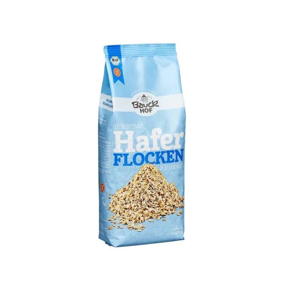 Bauckhof bio, német aprószemű zabpehely, teljes kiőrlésű, gluténmentes - 475 g