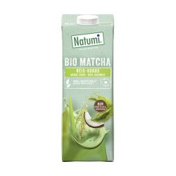 Natumi bio rizs kókusz matcha ital (cukormentes) - 1000 ml