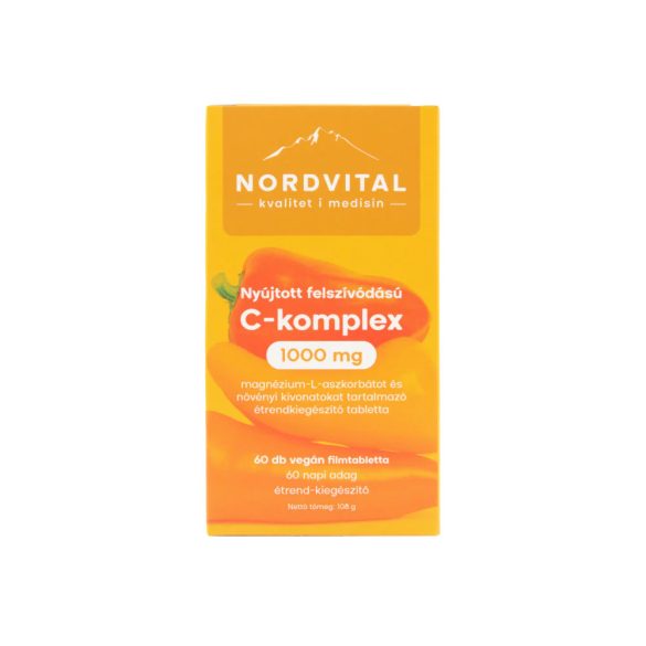 Nordvital C-vitamin komplex Retard (nyújtott felszívódású) 1000mg - 60 db