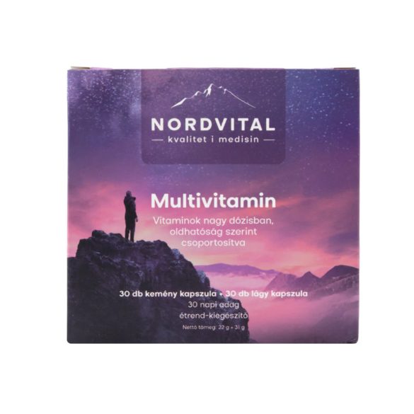 Nordvital Multivitamin kapszula - 30+30 db