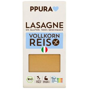 Ppura bio barna rizs lasagne - 250 g