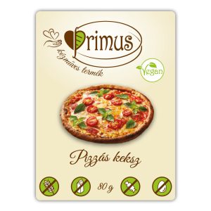 Primus vegán pizzás sós keksz- 80 g