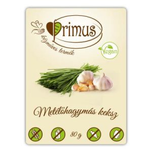 Primus vegán metélőhagymás sós keksz- 80 g