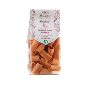 Pasta Natura Paccheri bio vöröslencse - rizs tészta - 250 g