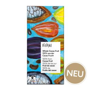 Vivani bio étcsokoládé kakaógyümölccsel, 100% - 80 g 