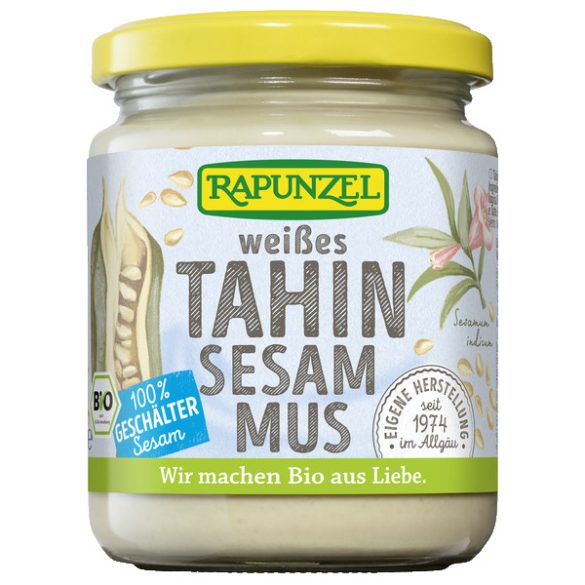 Rapunzel bio szezámkrém, tahin, fehér - 250 g