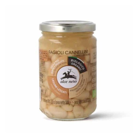 Alce Nero bio üveges Canellini fehér bab - 300g