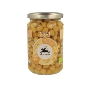 Alce Nero bio üveges, előfőzött csicseriborsó - 220 g