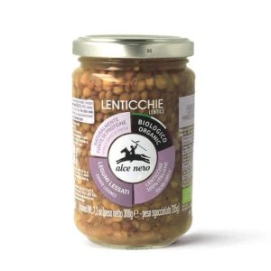 Alce Nero bio üveges, főtt lencse - 300g