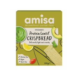 Amisa bio fehérjedús lencsés kréker - 100 g 