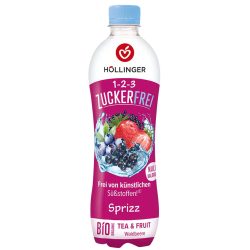   Höllinger bio erdei gyümölcs szénsavas gyümölcs ital hozzáadott cukor nélkül- 500 ml