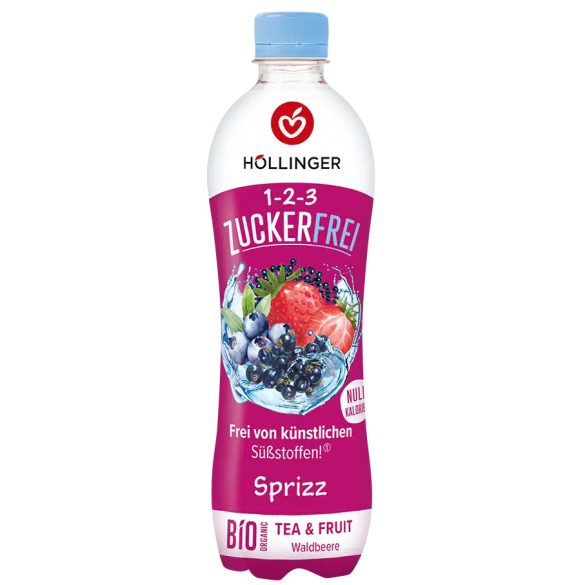 Höllinger bio erdei gyümölcs szénsavas gyümölcs ital hozzáadott cukor nélkül- 500 ml