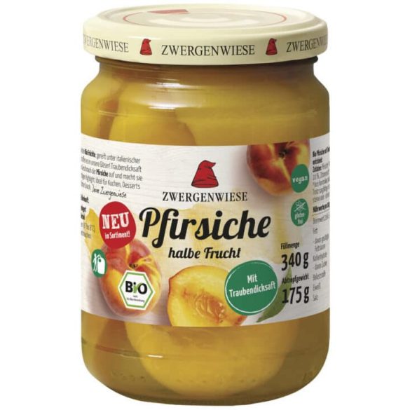 Zwergenwiese bio őszibarack befőtt - 360 g