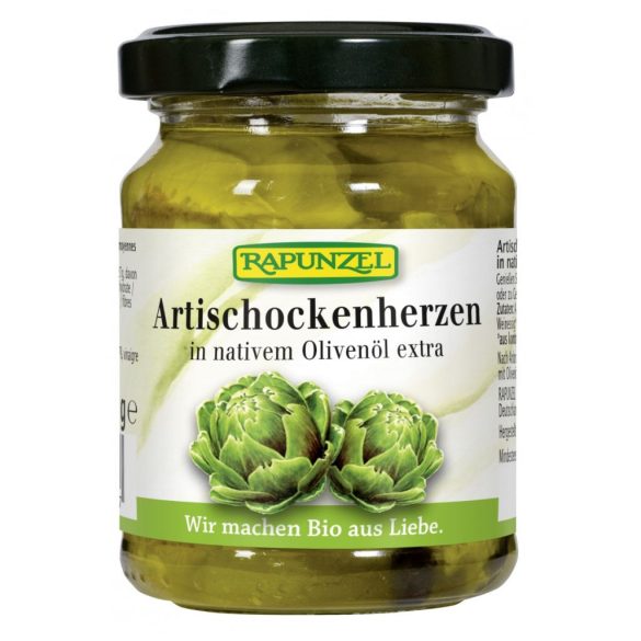 Rapunzel bio articsókaszív olívaolajban - 120 g