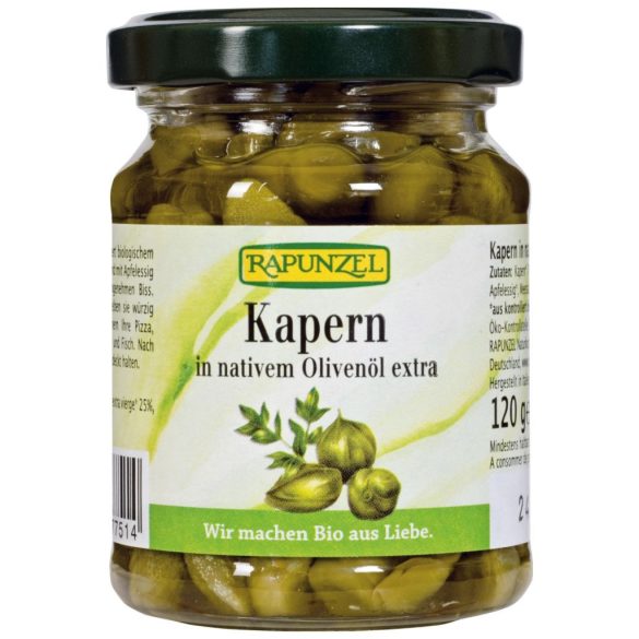 Rapunzel bio kapribogyó olívaolajban - 120 g