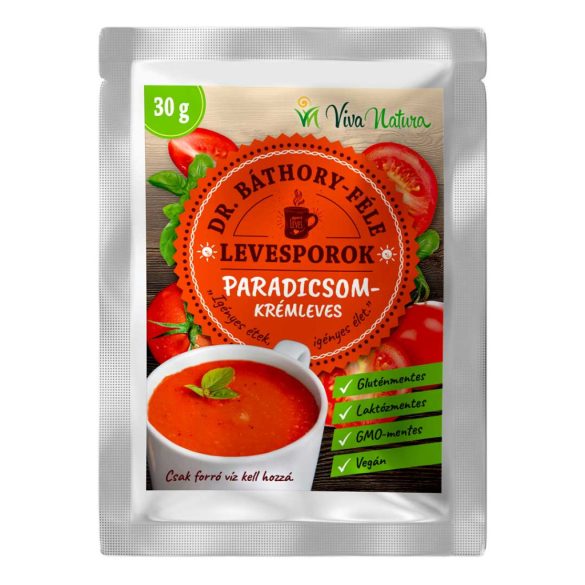 Dr. Báthory-féle instant paradicsom krémleves por - 30 g
