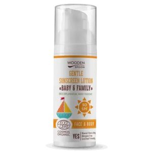 Wooden Spoon bio naptej és testápoló SPF 30 - 50 ml