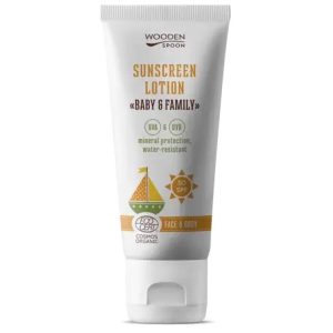 Wooden Spoon bio naptej és testápoló SPF 30 - 100 ml