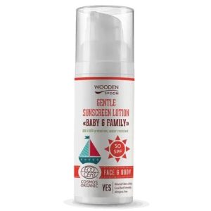 Wooden Spoon bio naptej és testápoló SPF 50 - 50 ml