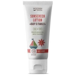 Wooden Spoon bio naptej és testápoló SPF 50 - 100 ml