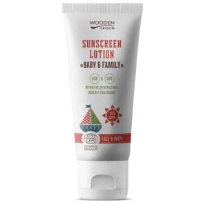 Wooden Spoon bio naptej és testápoló SPF 50 - 100 ml 