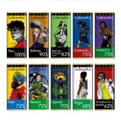   Zotter bio, fair trade, bean-to-bar étcsokoládé kóstoló csomag - 10x8 g