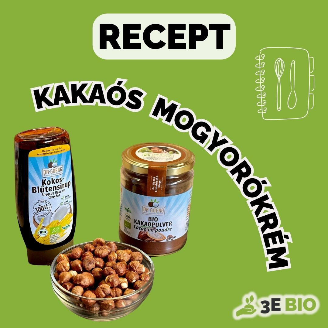 Kakaós mogyorókrém - 3 összetevőből